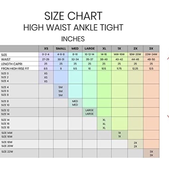 NWT Velocity Ankle Length Performance Leggings - Picture 14 of 14